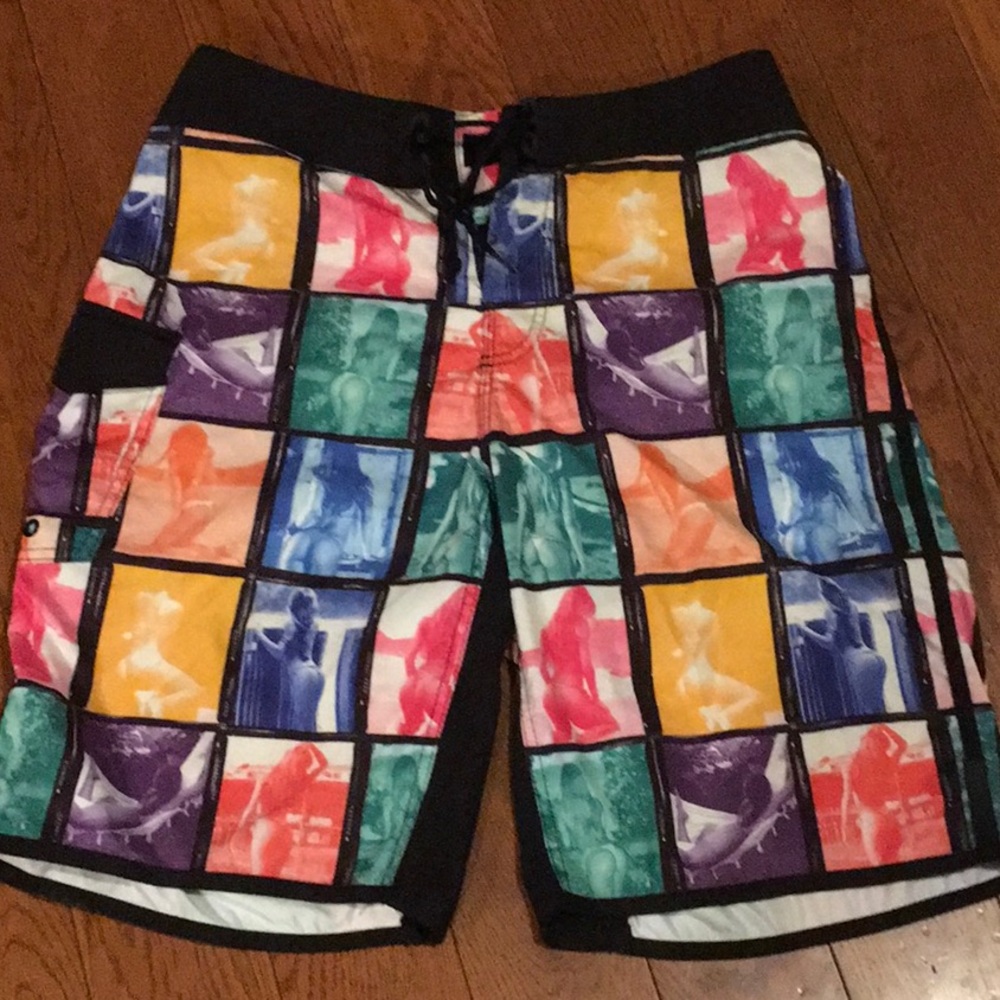 Reef men’s board shorts- very unique